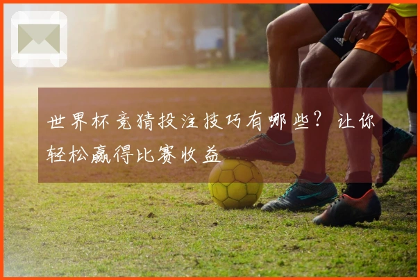 世界杯竞猜投注技巧有哪些？让你轻松赢得比赛收益